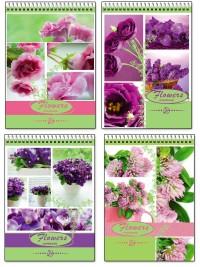 BG (Би Джи) Блокнот "Flowers Notebook", А5, 40 листов, клетка