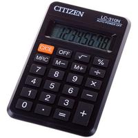 CITIZEN Калькулятор карманный "LC310", 8 разрядов, черный