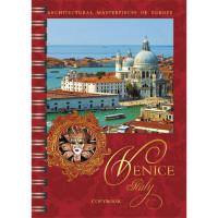 Канц-Эксмо Тетрадь с твердой обложкой &quot;Вокруг света. Прекрасная Венеция&quot;, А6, 180 листов