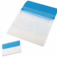 PANTA PLAST Папка "Focus", А4, белый + голубой, 700 мкм