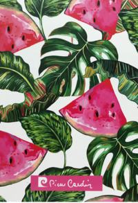 Pierre Cardin Блокнот в клетку "Tropic Watermelon", А5, 96 листов