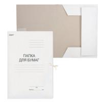 Самсон Папка для бумаг с завязками, картонная "Бюджет", плотность 220 г/м2, до 200 листов