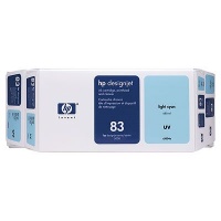 HP 83 Value Pack 680-ml Light Cyan UV Ink Cartridge and Printhead