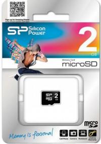 Silicon Power microsd 2gb (sp002gbsdt000v10)