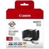 Canon Картридж струйный "PGI-1400XL BK/C/M/Y EMB Multi Pack" (9185B004), 4 цвета (количество товаров в комплекте: 4)