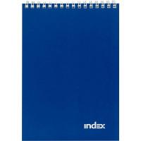 Index Блокнот "Office classic", А5, 60 листов, клетка, цвет обложки синий