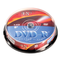 VS Диски DVD-R , 9,4Gb, 16x, 10 штук
