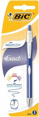 BIC Ручка шариковая "Atlantis Exact", 0,3 мм, синий цвет