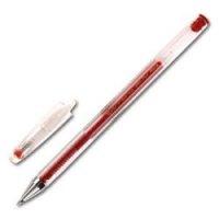 Crown Ручка гелевая, красная, 0,5 мм