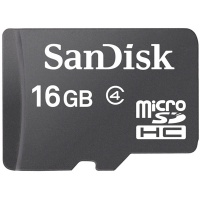 Sandisk microSD 16Гб class 4