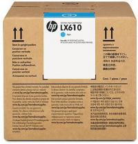 HP LX610 3-liter Cyan Latex Ink Cartridge