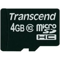 Transcend microSDHC microSDHC, 4Гб, Class 10