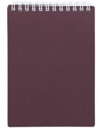Hatber Блокнот "Metallic", А5, 80 листов, клетка, бордо