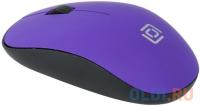 Oklick Мышь беспроводная 515MW чёрный пурпурный USB + радиоканал