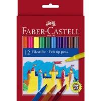 Faber-Castell Набор фломастеров Faber-Castell, 12 интенсивных цветов