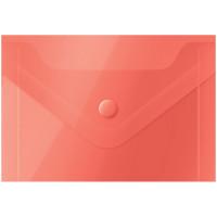 OfficeSpace Папка-конверт на кнопке &quot;OfficeSpace&quot;, А7, 150 мкм, красная