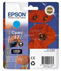 Epson C13T17024A10 картридж голубой, № 17