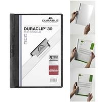 Durable Папка с клипом "Duraclip Original 30", 30 листов, черная