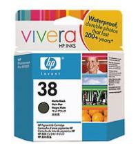 HP c9412a n 38 matt black with vivera ink