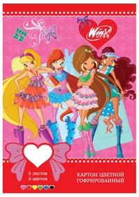 Winx Гофрокартон цветной, 180 г/мм, А4, 6 листов