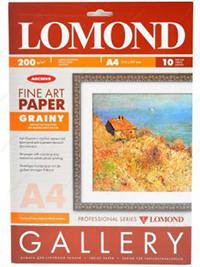 LOMOND Арт бумага LOMOND, зернистая фактура, А4, 200 г/м2, 10 листов