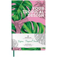 Greenwich Line Записная книжка "Лайт. Vision. Tropicaltrend", А5, 80 листов, клетка