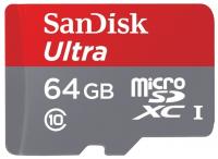 Sandisk microSDXC Class 10 64Gb + адаптер SDSQUNC-064G-GN6IA