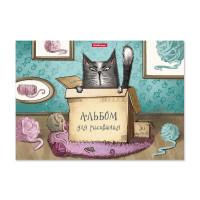 ErichKrause Альбом для рисования "Cat & Box", А4, 30 листов
