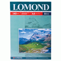 LOMOND Фотобумага "Lomond" для струйной печати, А4, 140 г/м, 50 листов, односторонняя, глянцевая