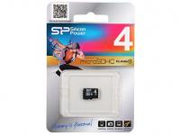 Silicon Power Карта памяти Micro SDHC 4Gb Class 10 SP004GBSTH010V10