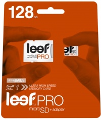LEEF PRO microSD 128Gb UHS1 + SD адаптер