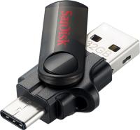 Sandisk Dual USB Drive Type-C 32Gb (черный)