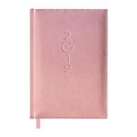 Escalada Ежедневник датированный на 2019 год "Escalada", А5, 176 листов, цвет обложки розовый металлик