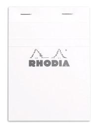 Rhodia Блокнот "Basics", белый, 10,5x14,8 см, клетка, 80 л