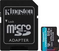 Kingston Карта памяти microSDXC 512Gb Canvas Go Plus