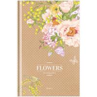 OfficeSpace Ежедневник недатированный "Цветы. Craft flowers", А5, 136 листов