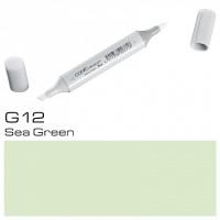 Copic Маркер спиртовой двусторонний "Sketch", цвет: G12 зеленый морской