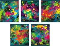 Полиграфика Тетрадь "Jazz-band of colors", А5, 96 листов, клетка