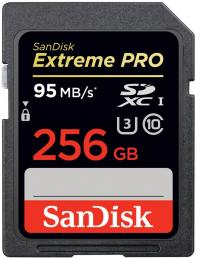 Sandisk Extreme Pro SDXC UHS Class 3 95MB/s 256Gb Class 10