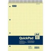 Attache Selection Блокнот "QuickPad", А4, 80 листов, клетка, желтый