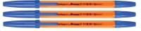 CENTRUM Ручки шариковые "Orange", синие чернила, 0,7 мм, 3 штуки