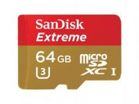 Sandisk Карта памяти Micro SDXC 64Gb Class 10 SDSQXNE-064G-GN6MA + адаптер