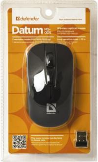 Defender Мышь Datum MS-005 черный USB 52005