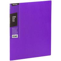 Berlingo Папка с зажимом "Color Zone", 17 мм, 600 мкм, фиолетовая