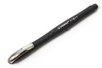 STABILO Ручка роллер "bl@ck+ fine", чёрный стержень