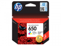 HP 650 Tri-colour Ink Cartridge