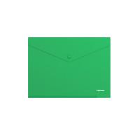 ErichKrause Папка-конверт на кнопке "Classic", непрозрачная, А4, зеленая