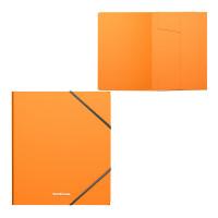 ErichKrause Папка на резинках пластиковая "Neon", A5+, оранжевая