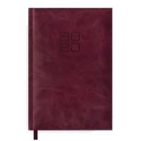 Феникс + Ежедневник датированный на 2020 год "Бордовый", А5, 176 листов