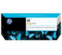 HP Картридж оригинальный Hewlett Packard (HP) "91 Pigment Yellow Ink Cartridge C9469A", жёлтый